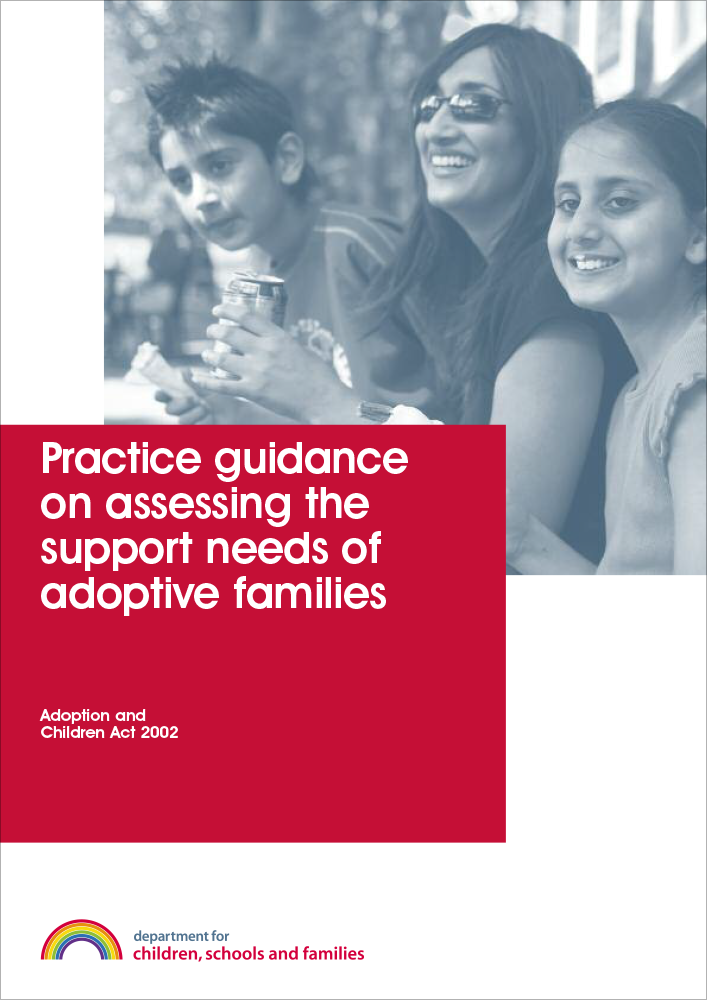 Practice Guidance on Assessing the Support Needs of Adoptive Families