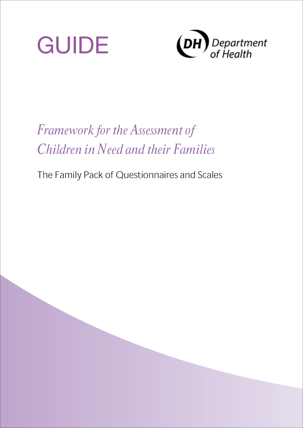 The Family Pack of Questionnaires and Scales